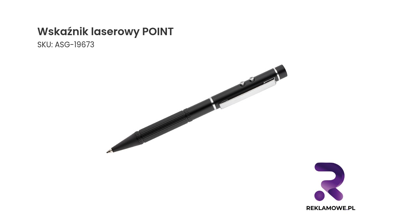 Wskaźnik laserowy POINT w kolorze czarnym