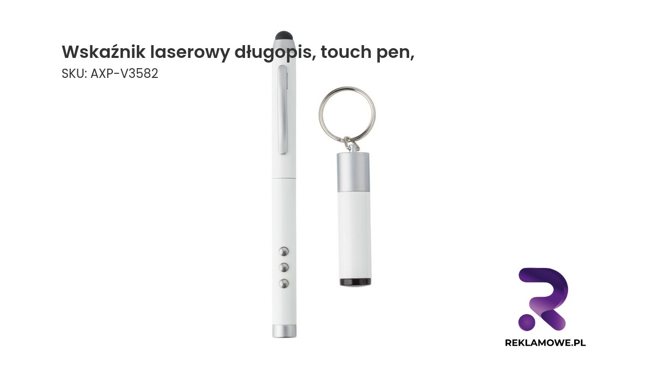Wskaźnik laserowy z funkcjami długopisu i touch pena